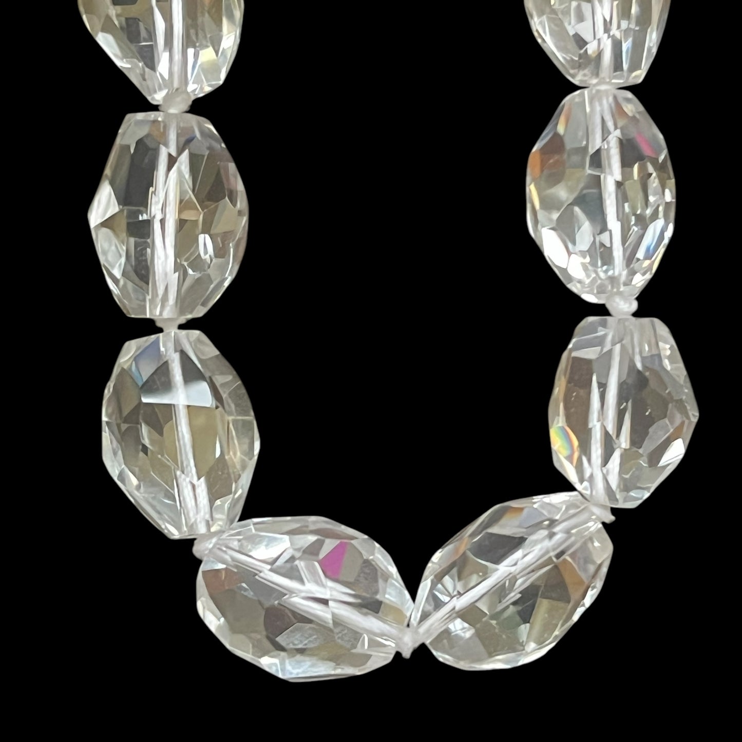 Quartz Faceted Necklace