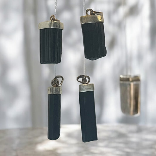 Black Tourmaline Pendant Natural
