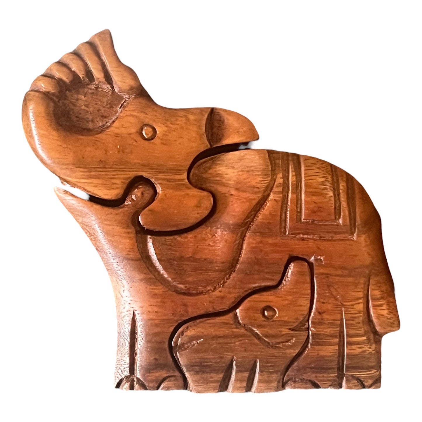 Carved Wood Puzzle Box
