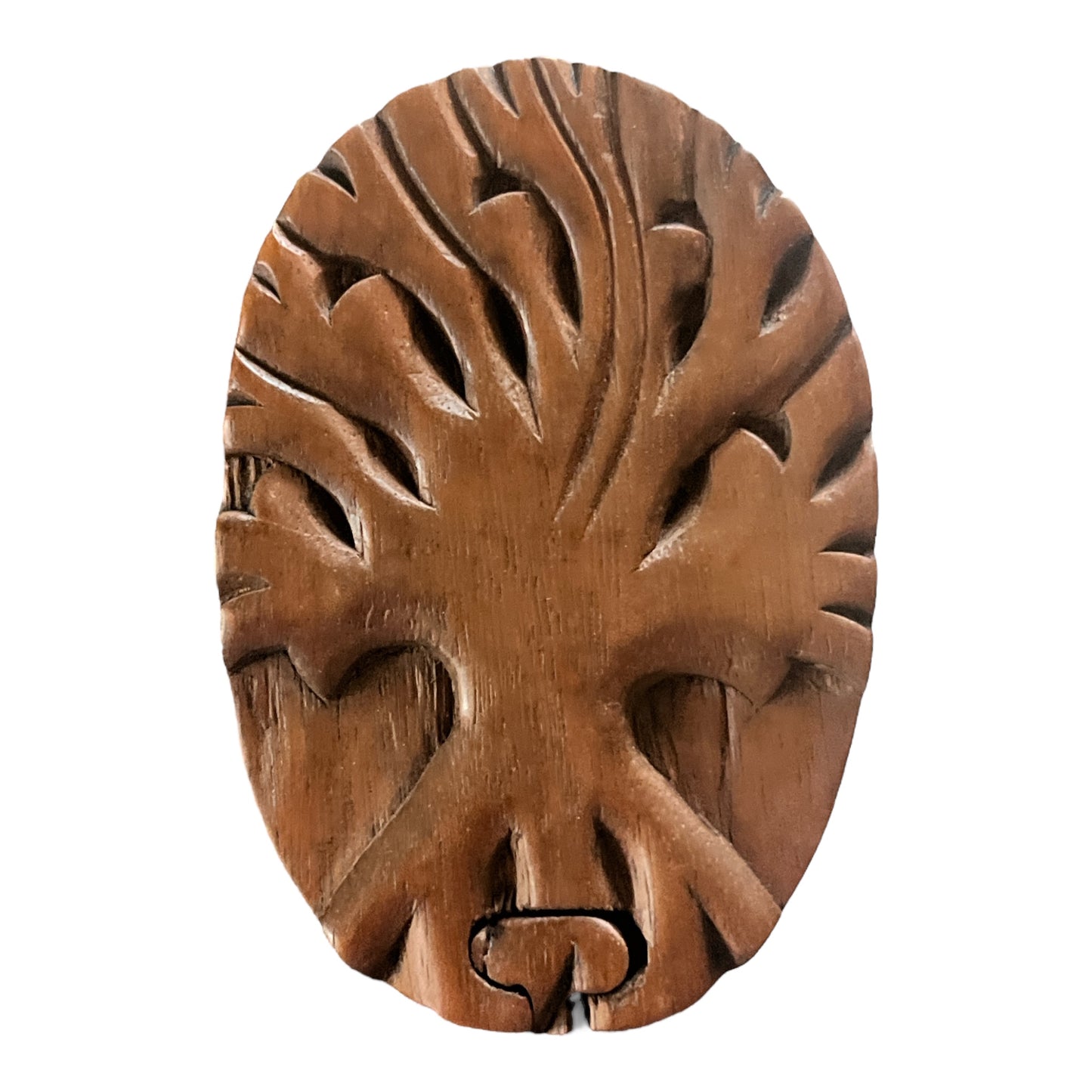 Carved Wood Puzzle Box