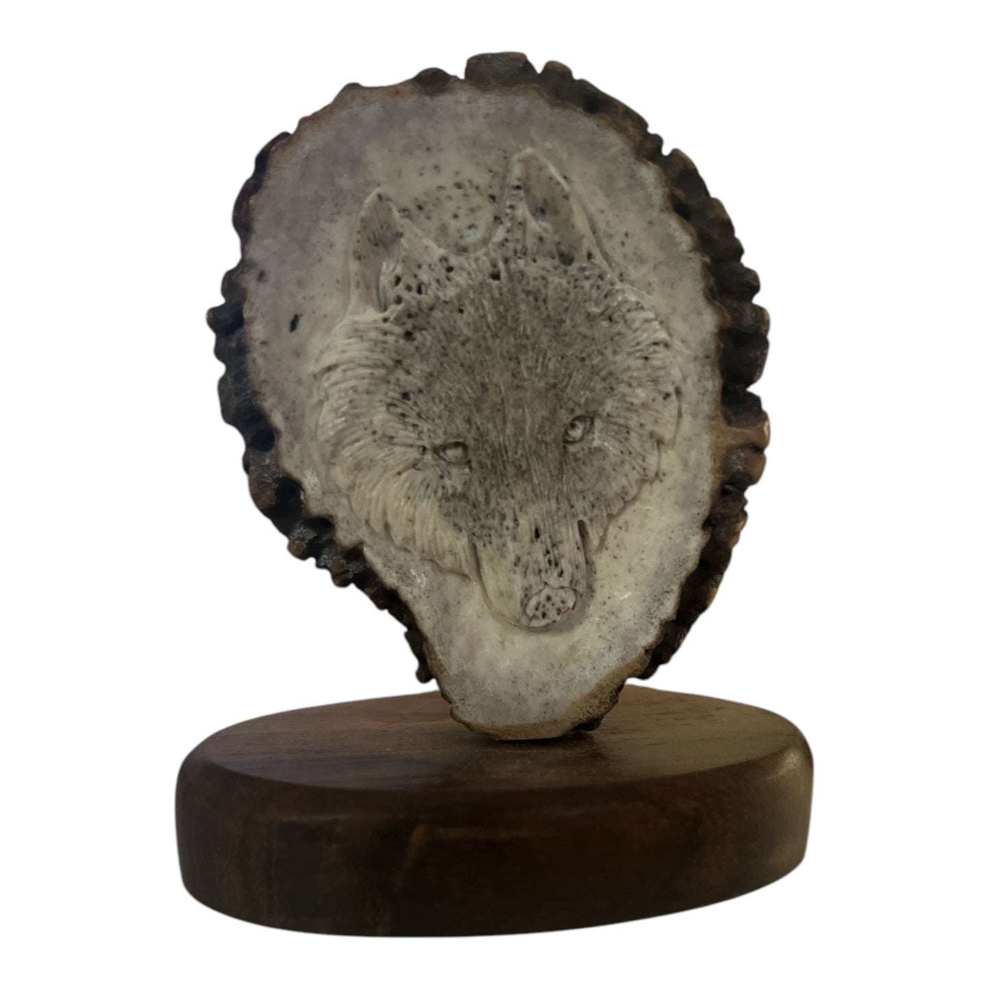 Two-sided Antler Button Sculpture