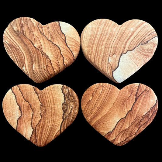 Sandstone Heart Medium-Med