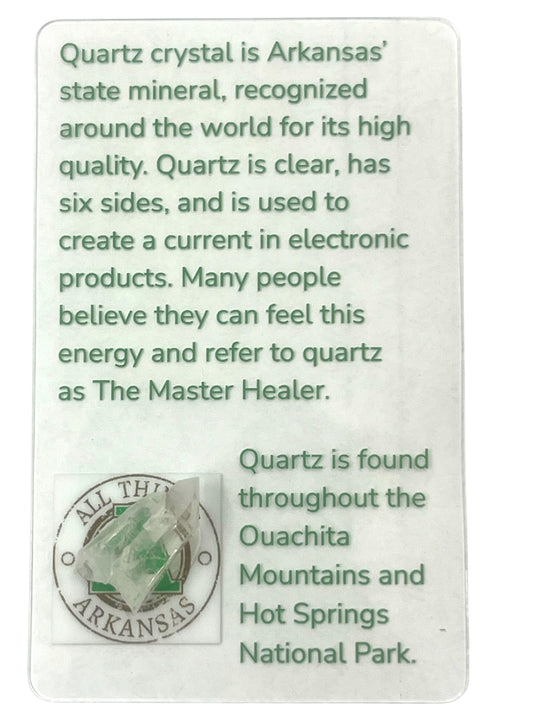 Quartz Information Card