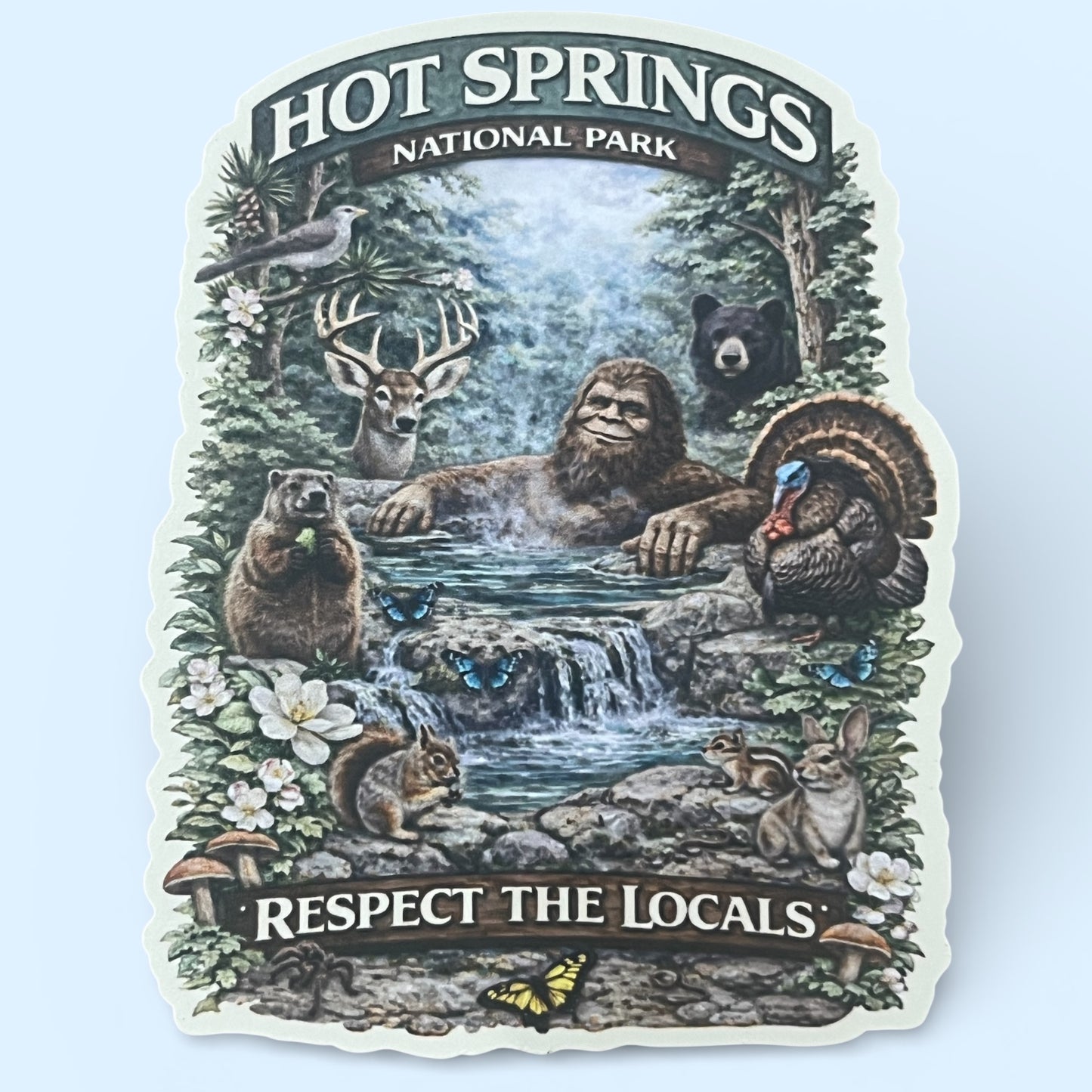 Respect the Locals Hot Springs National Park