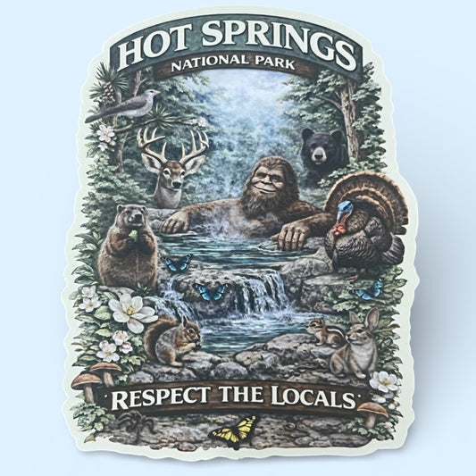 Respect the Locals Hot Springs National Park