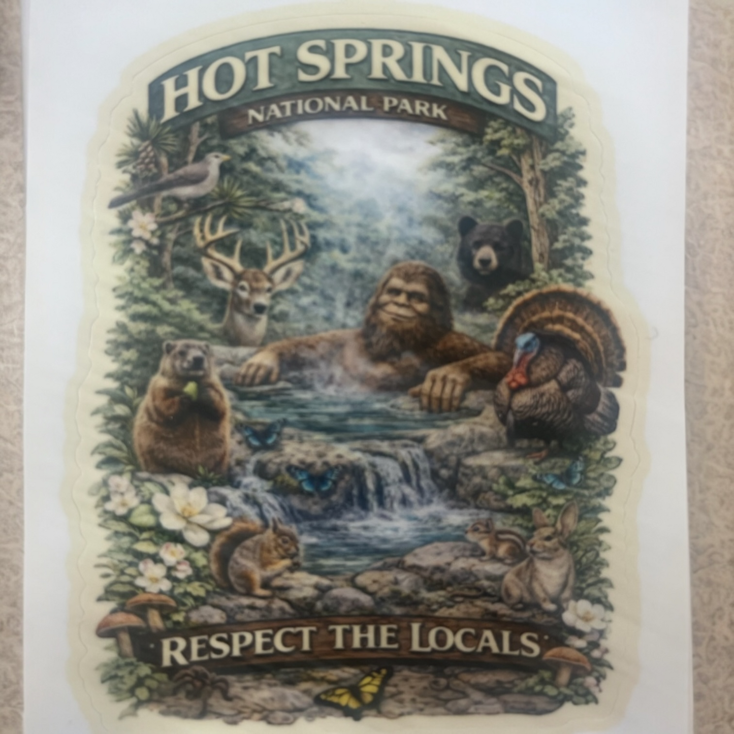 Respect the Locals Hot Springs National Park
