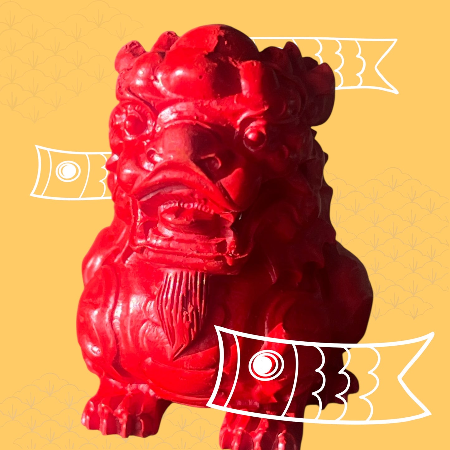 Kirin Cinnabar Carving
