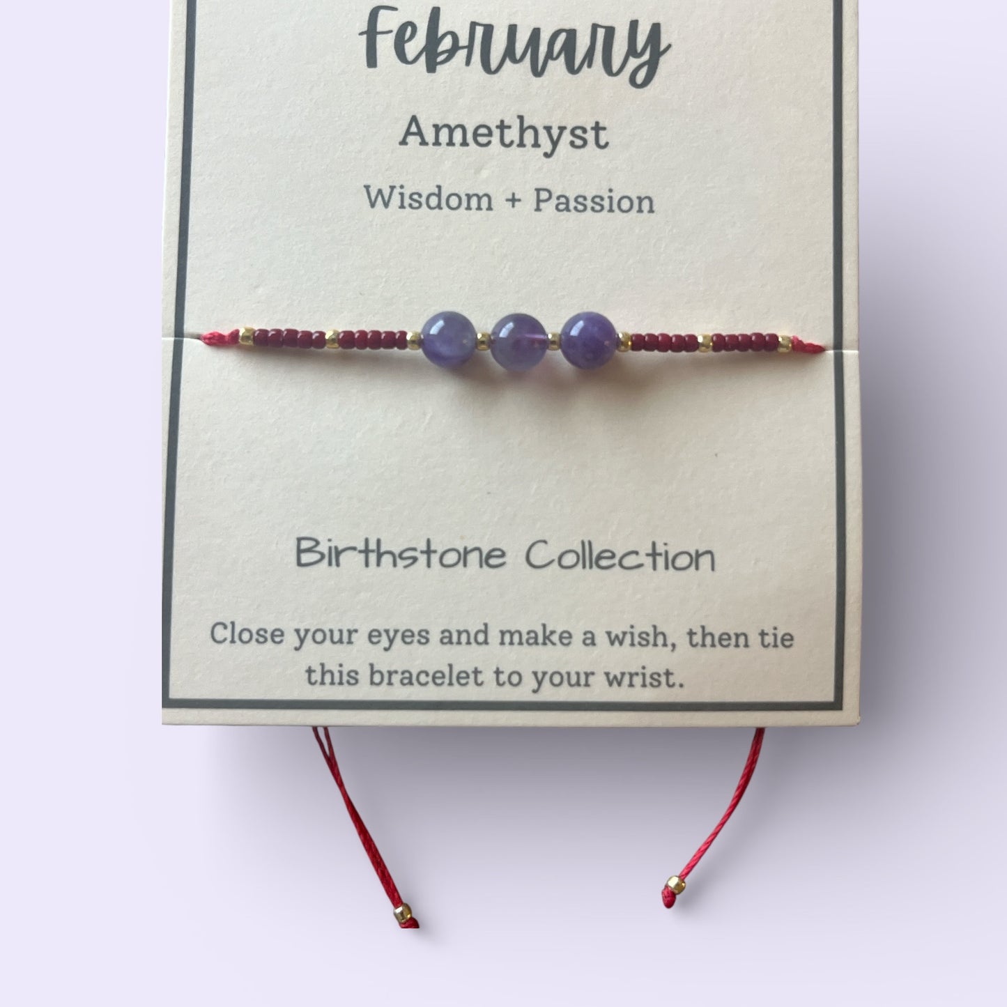 Birthstone Wish Bracelet