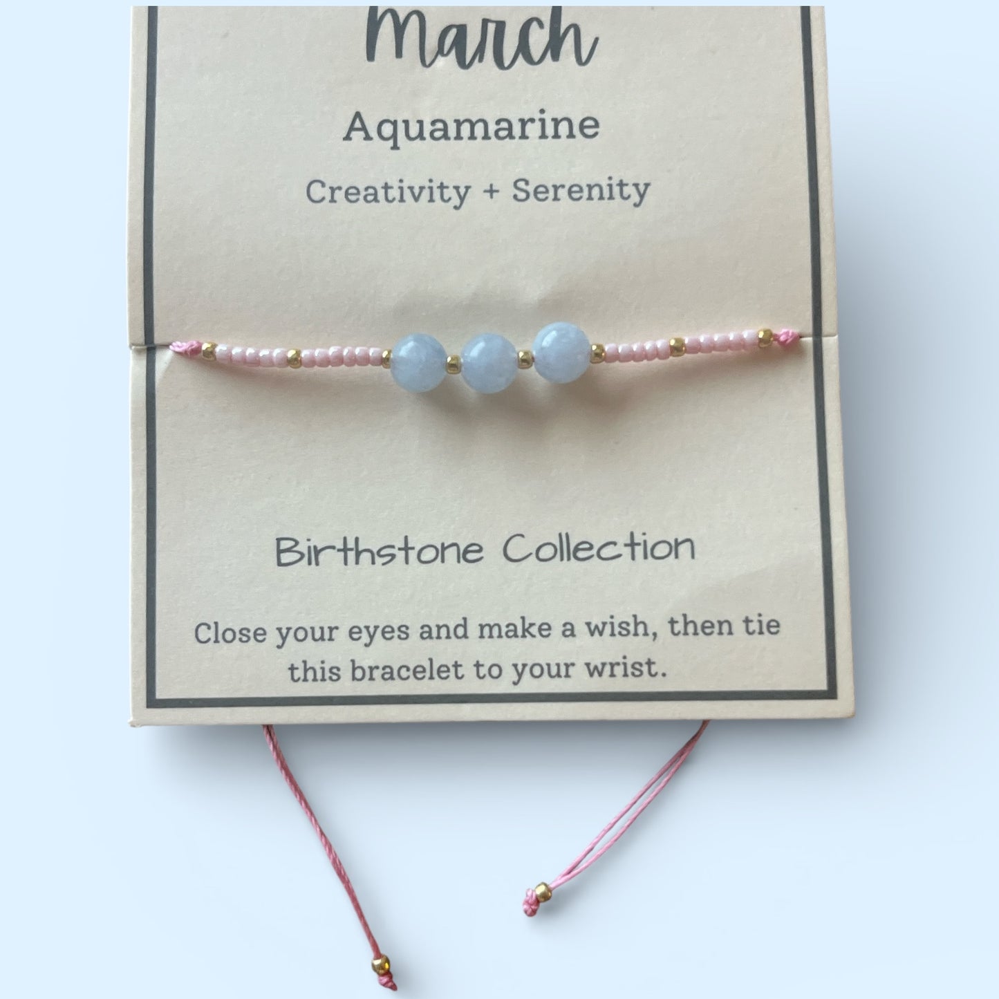 Birthstone Wish Bracelet