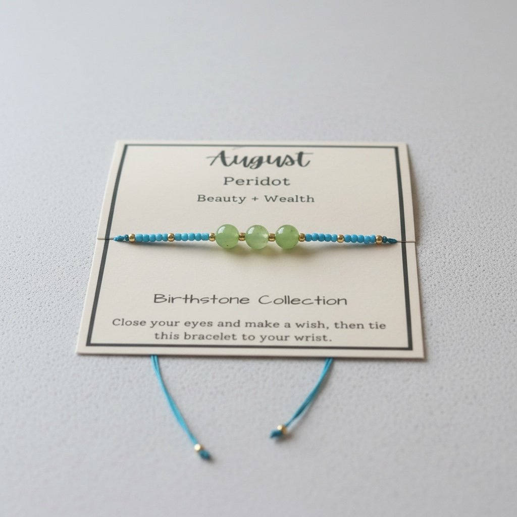 Birthstone Wish Bracelet