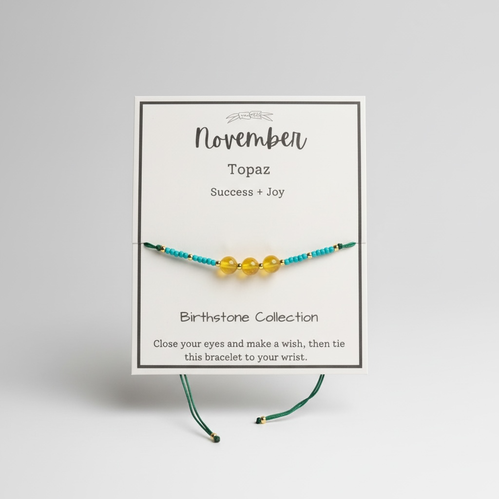 Birthstone Wish Bracelet