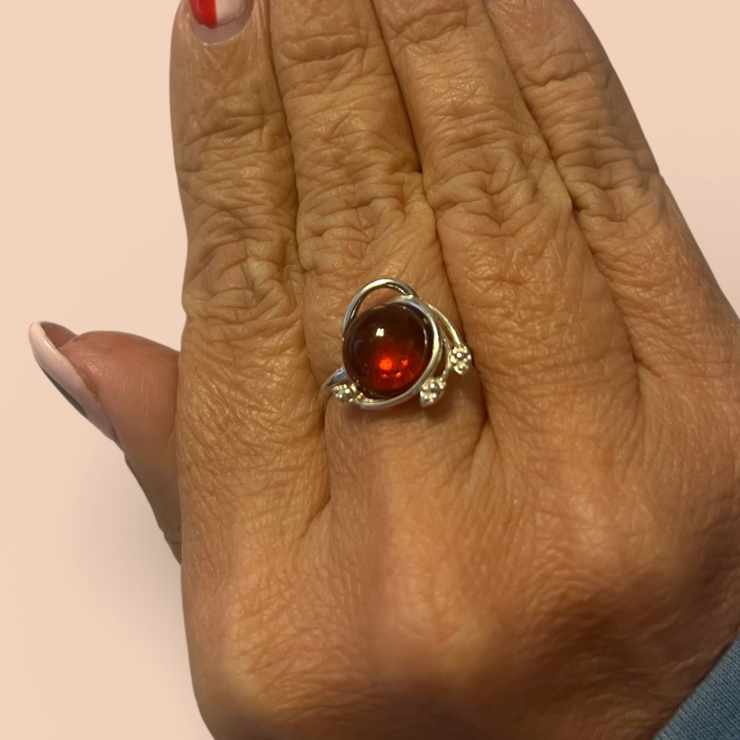 Baltic Amber Ring