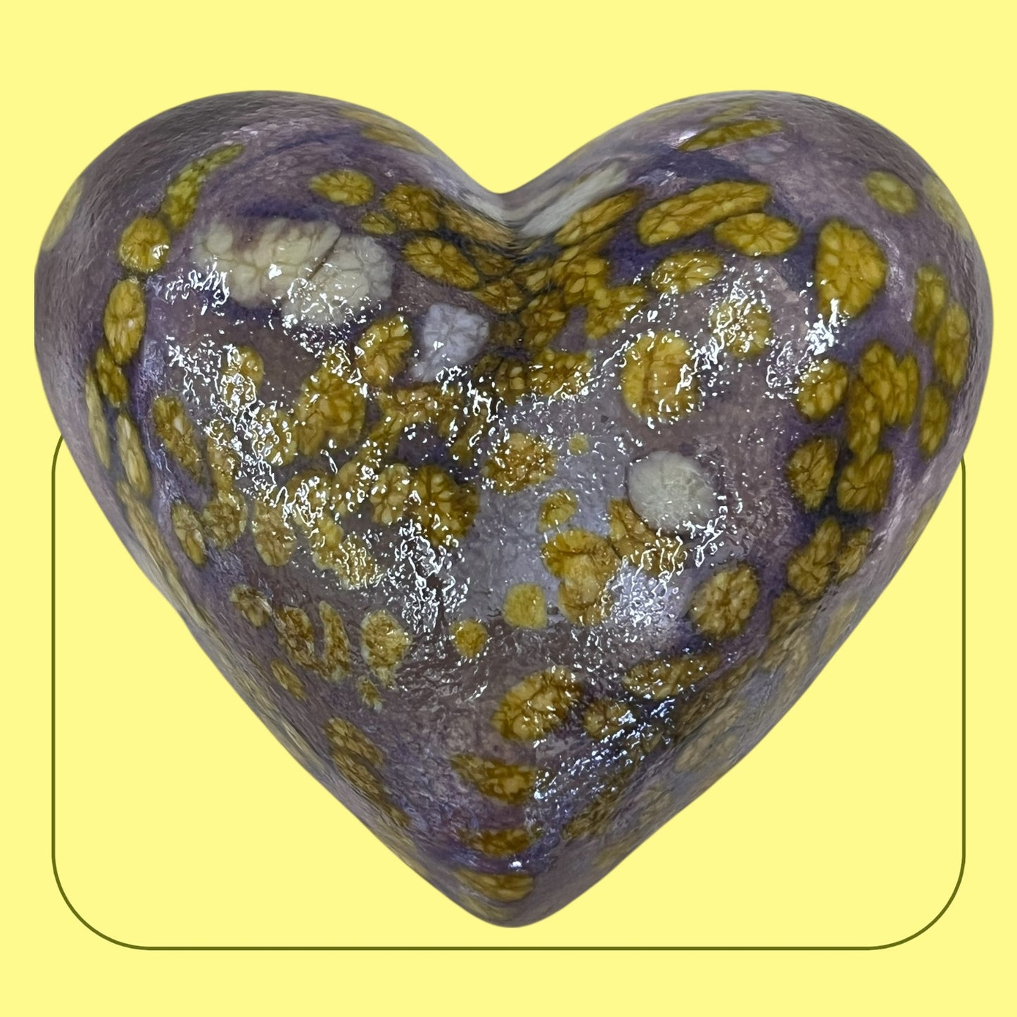 Heart Blown Glass