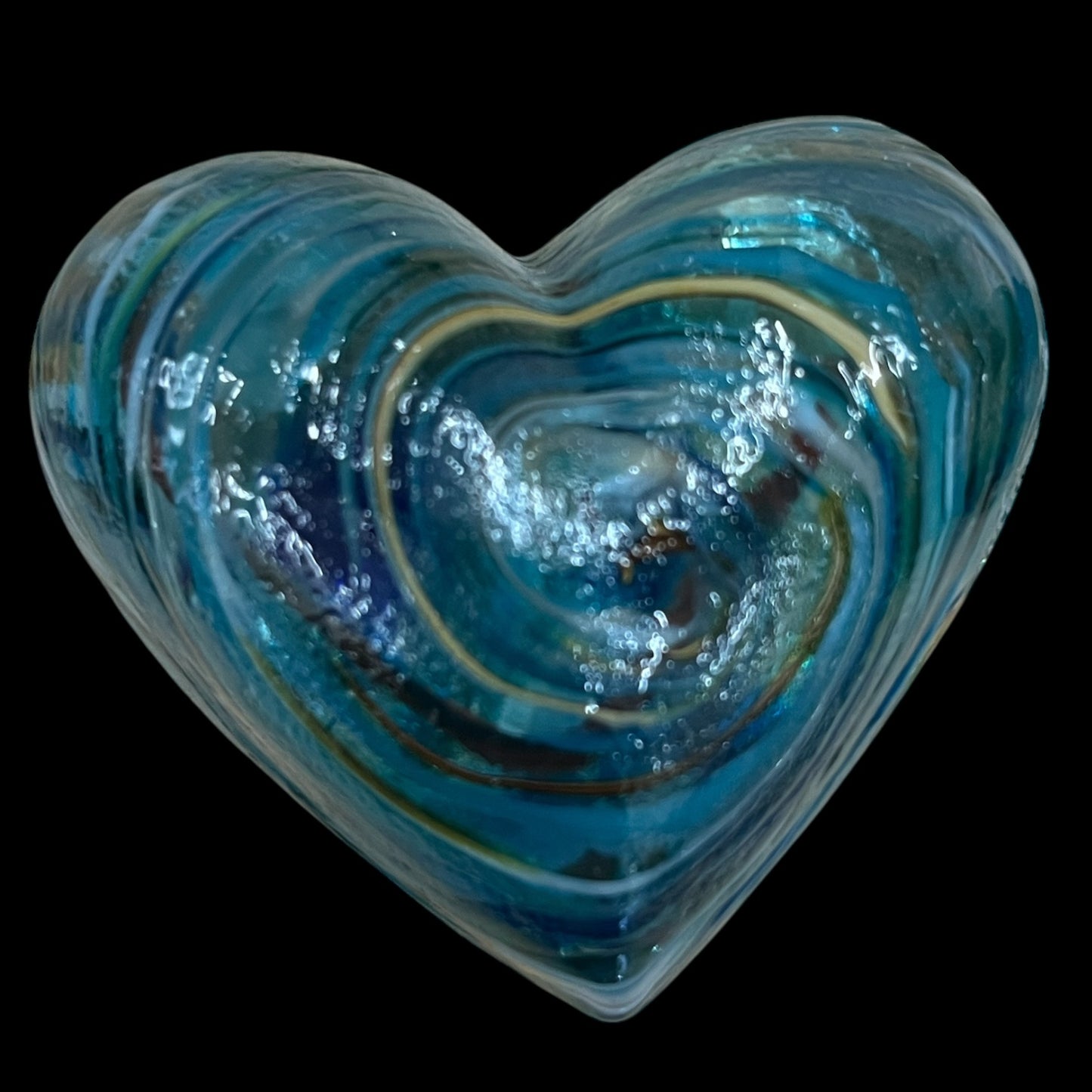 Heart Blown Glass