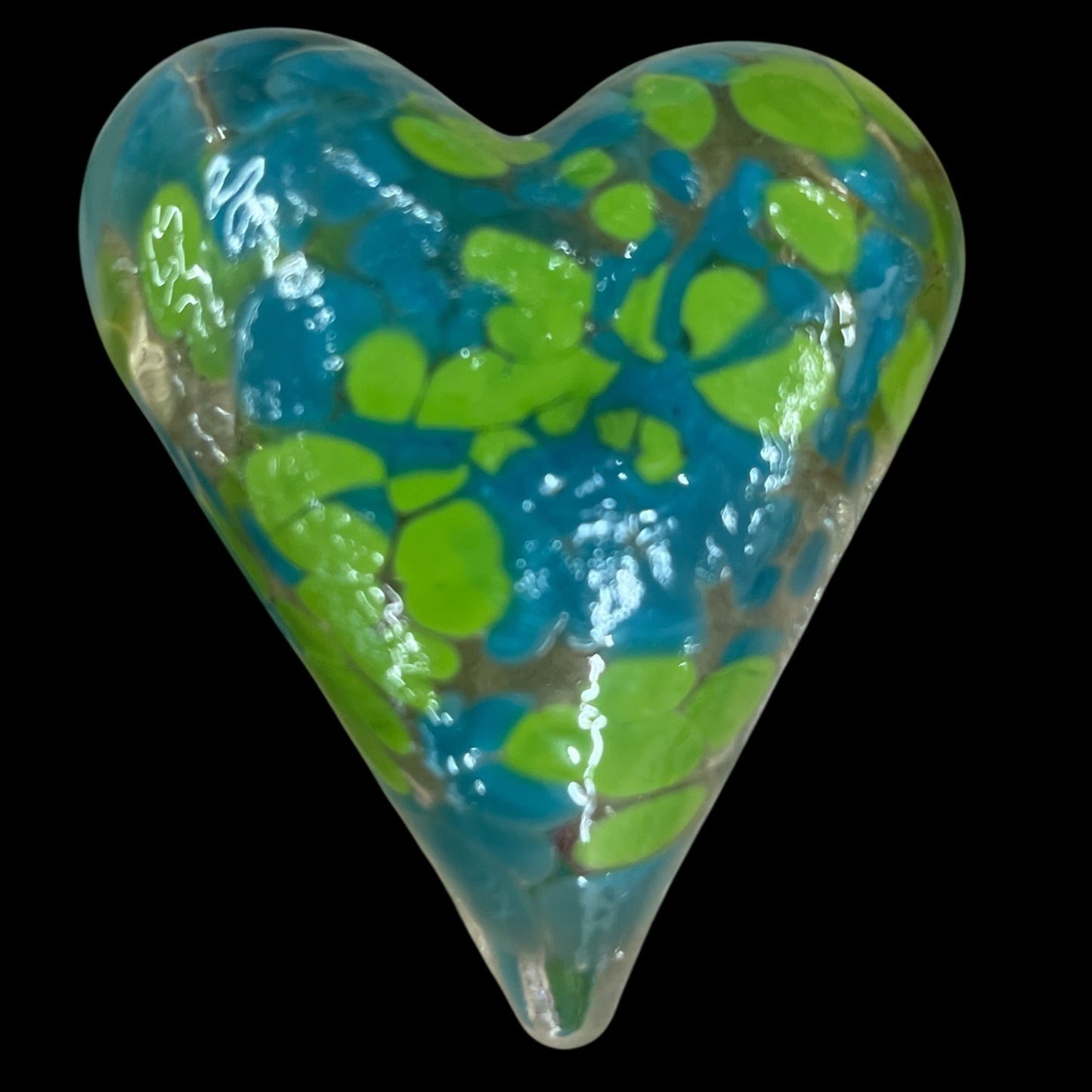 Heart Blown Glass