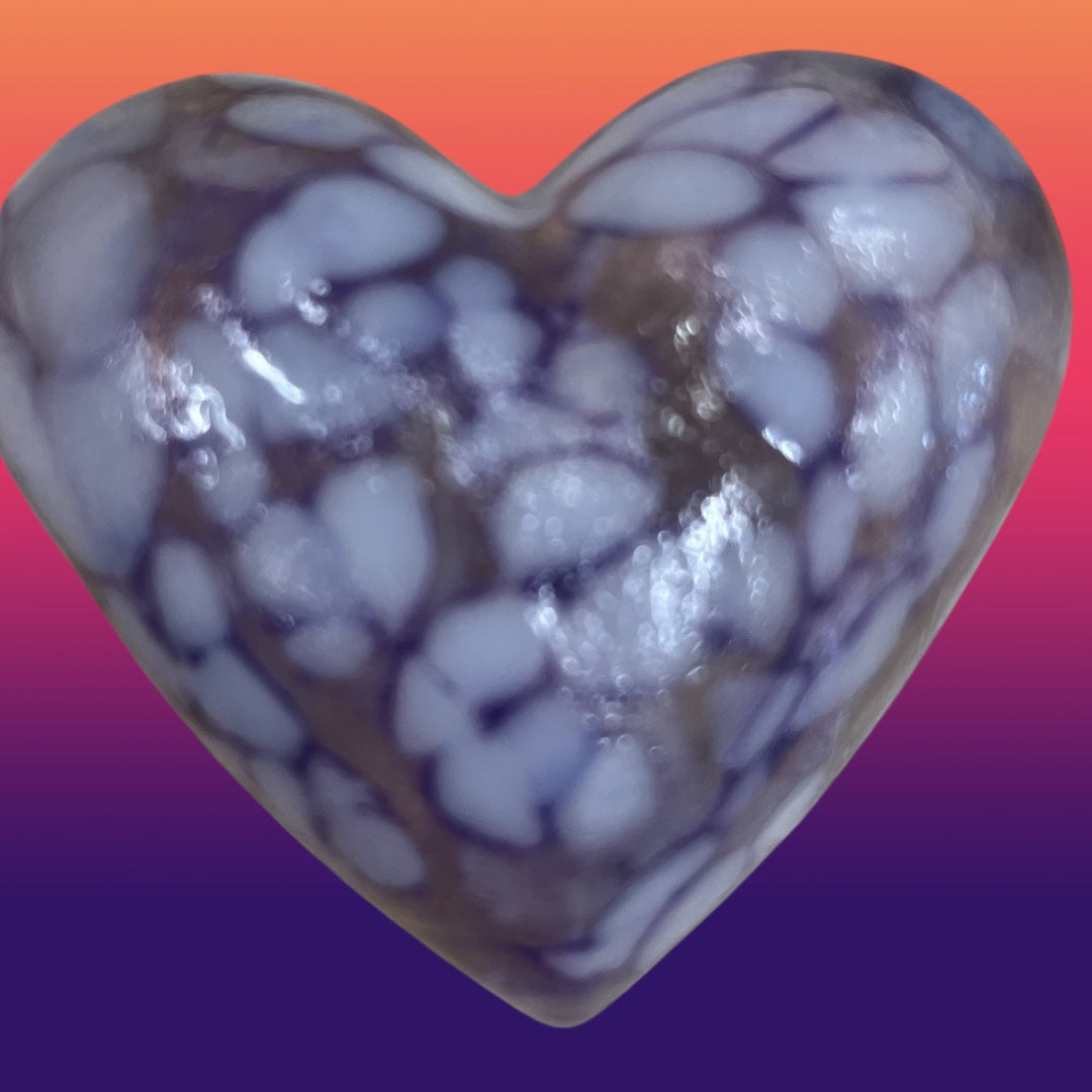 Heart Blown Glass
