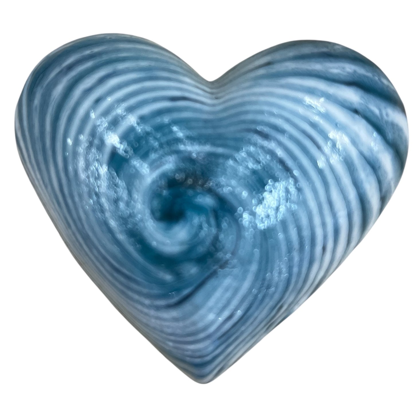 Heart Blown Glass