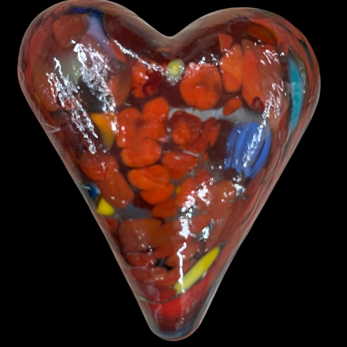Heart Blown Glass