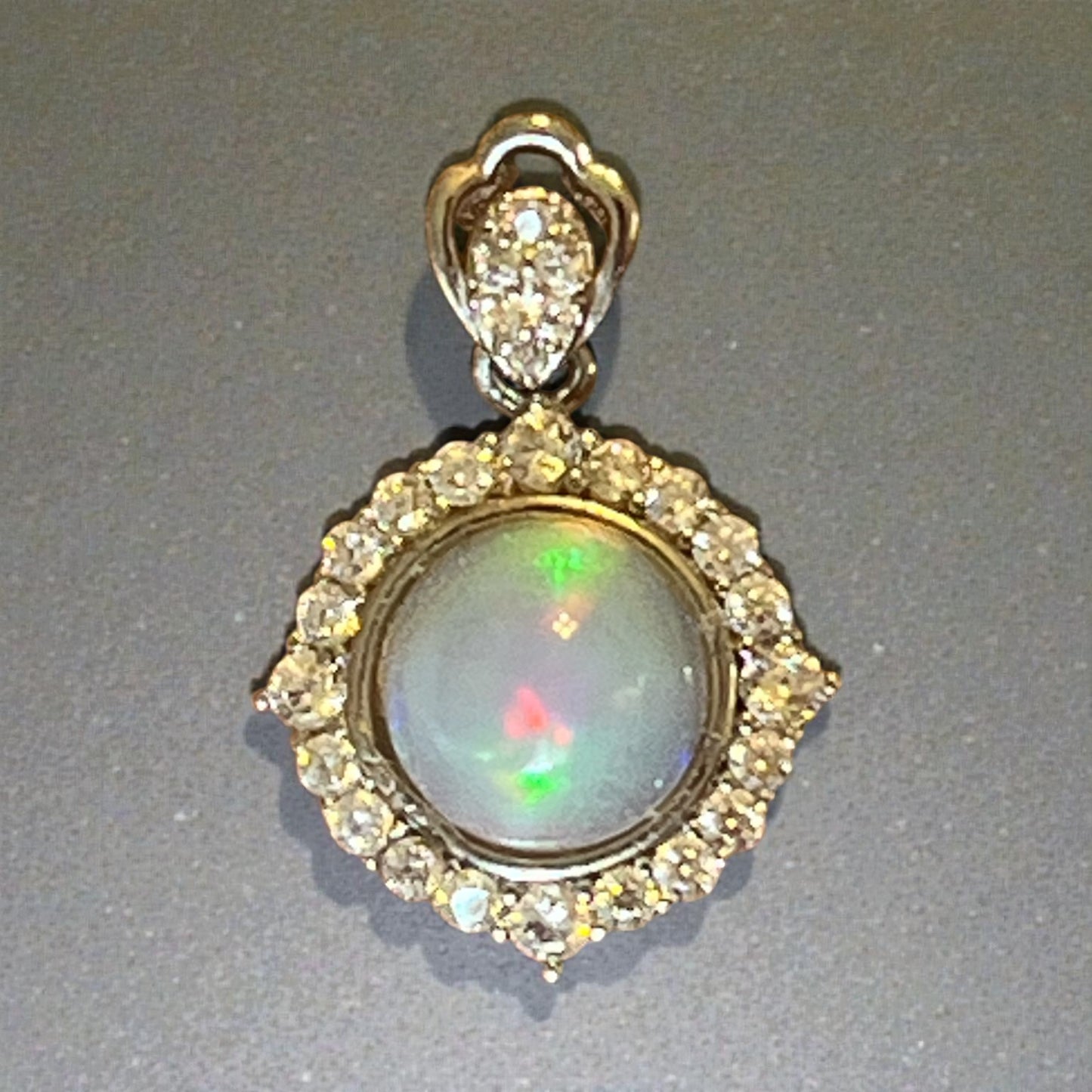 Ethiopian Opal Pendant, Sterling