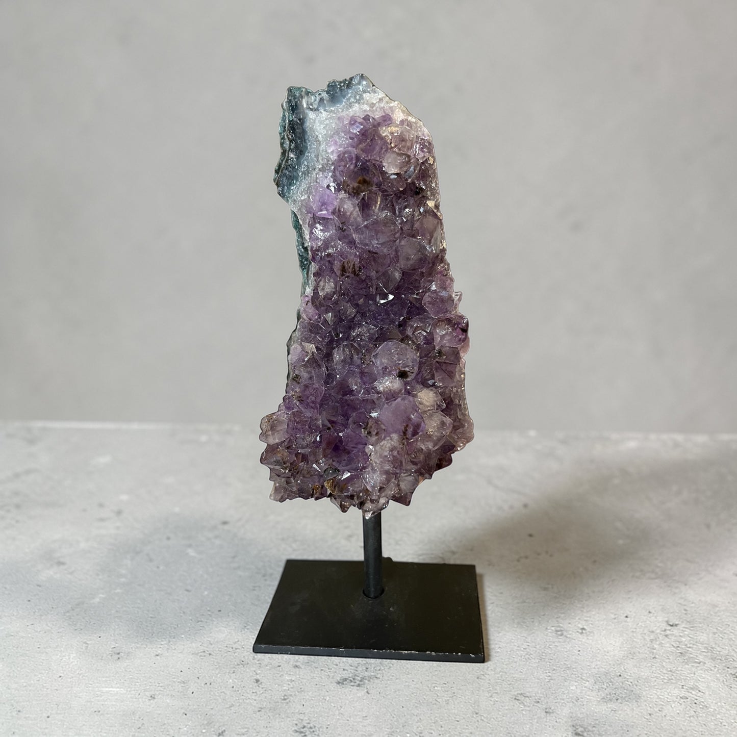 Freeform Amethyst on Metal Stand (4–6”)