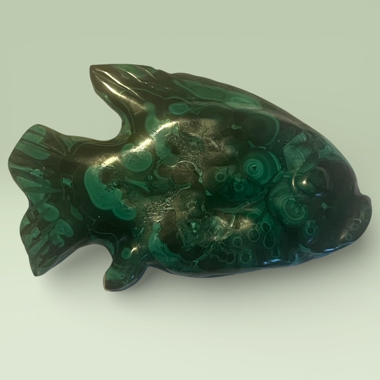 Hand-Carved Malachite Animals