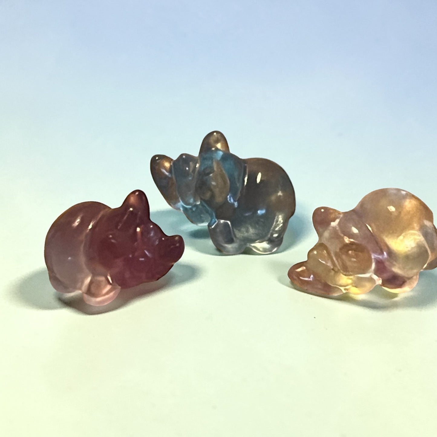 Fluorite Mini Carvings | Assorted Shapes (Approx. 1”)