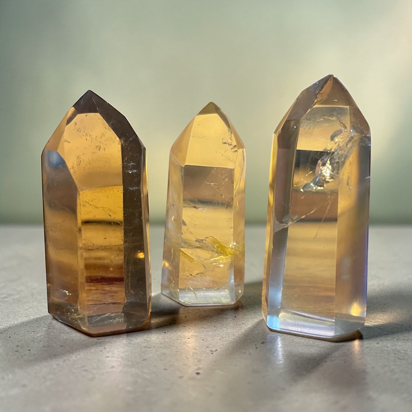Natural Smoky Quartz Points | Polished Crystal