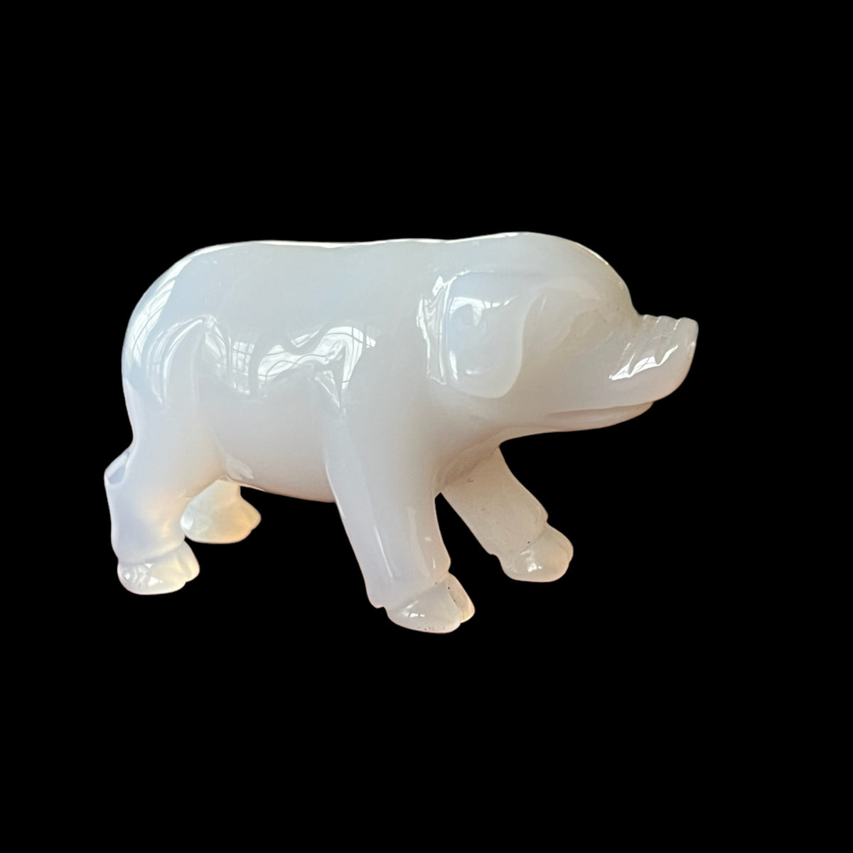 Chalcedony Pig