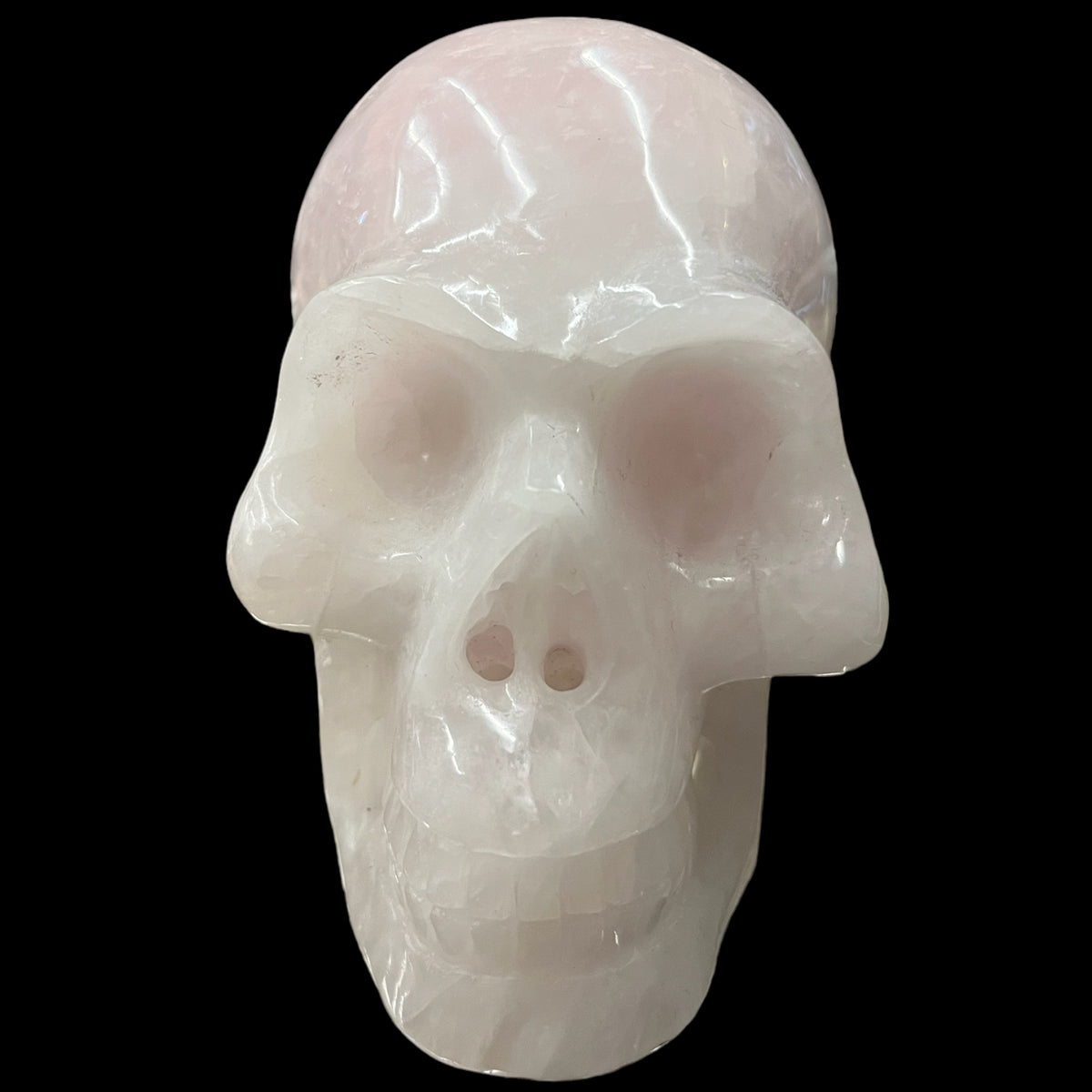 Pink Opal Skull 5-inch