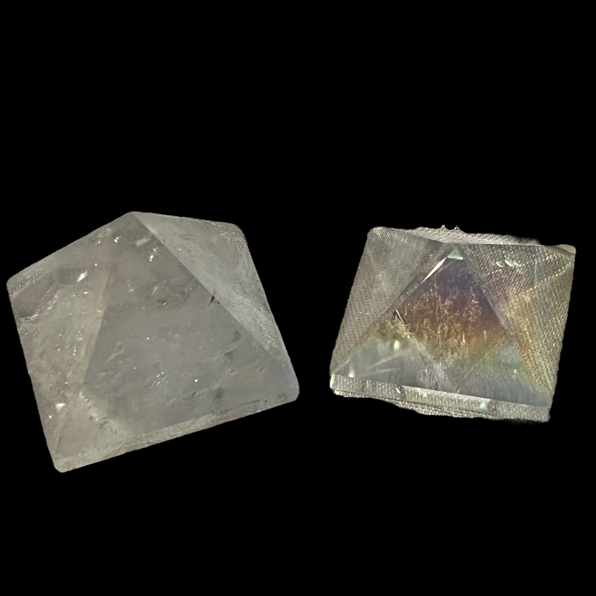 Pyramidal Quartz Aura Quartz Pyramid – All Things Arkansas