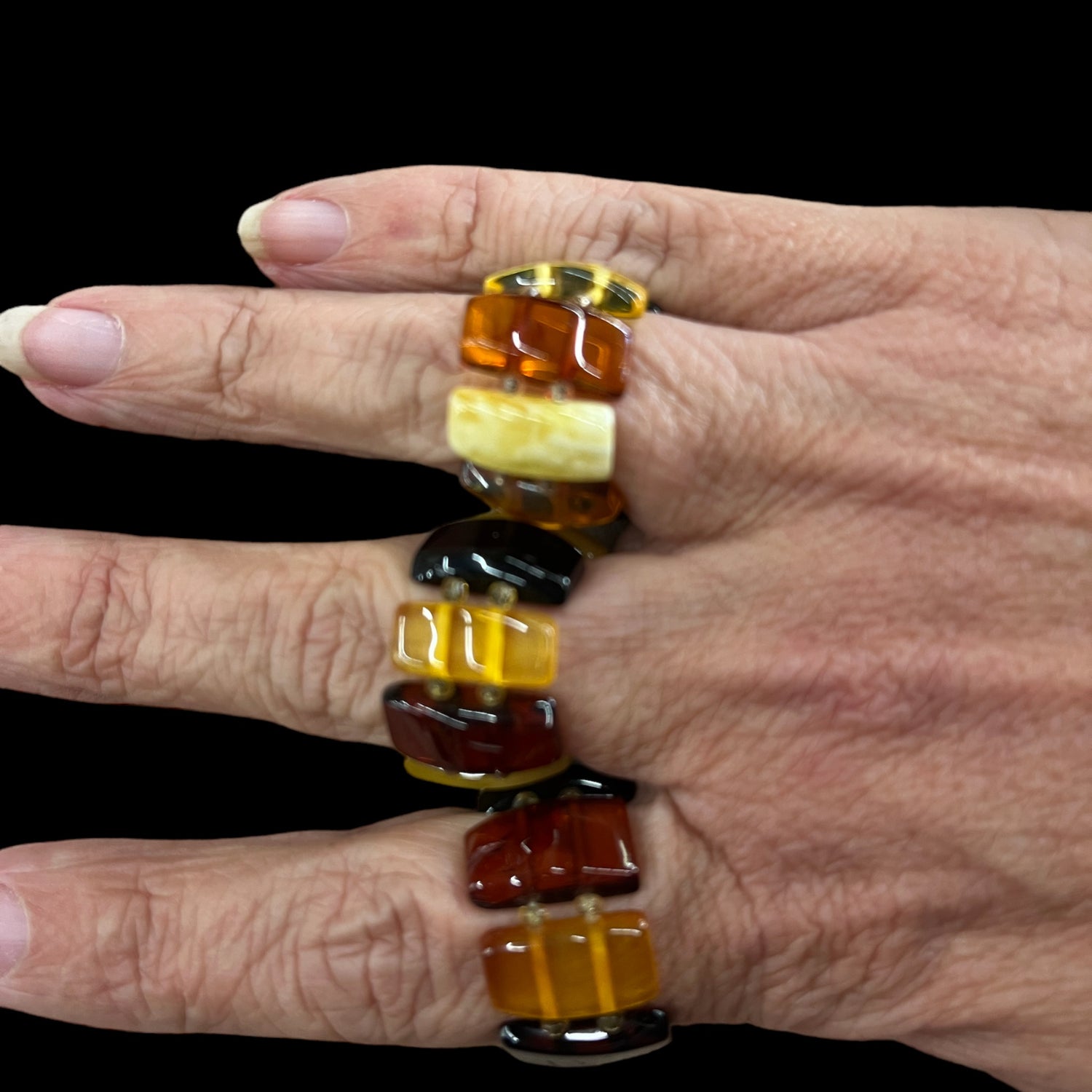 Amber Stretch Ring