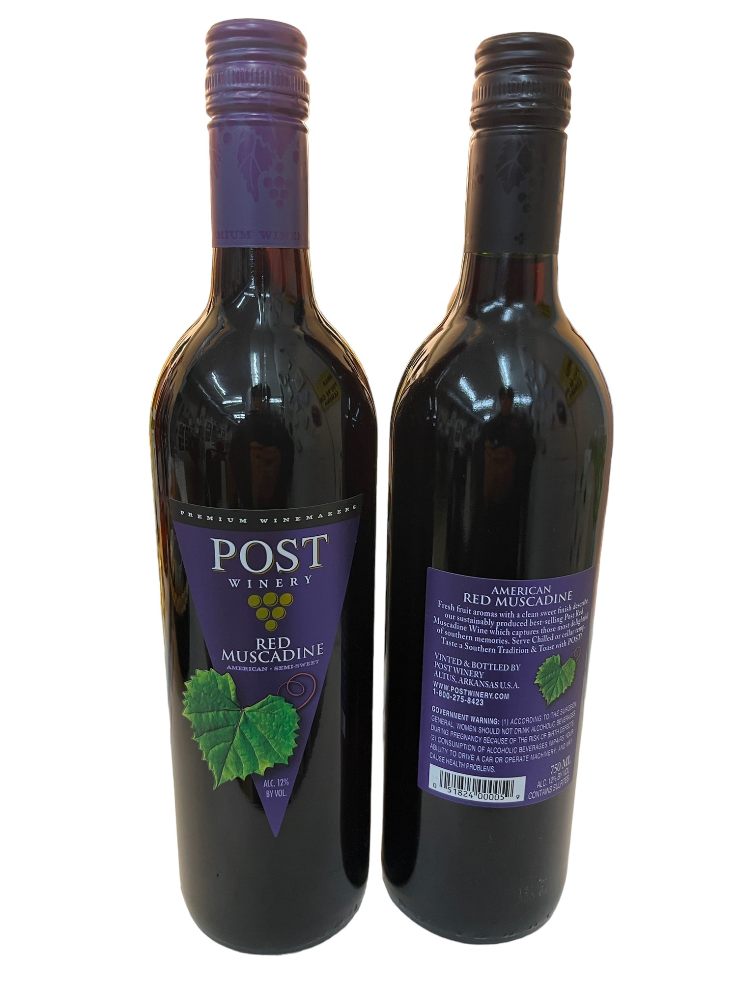 Muscadine Red Wine-750 ml