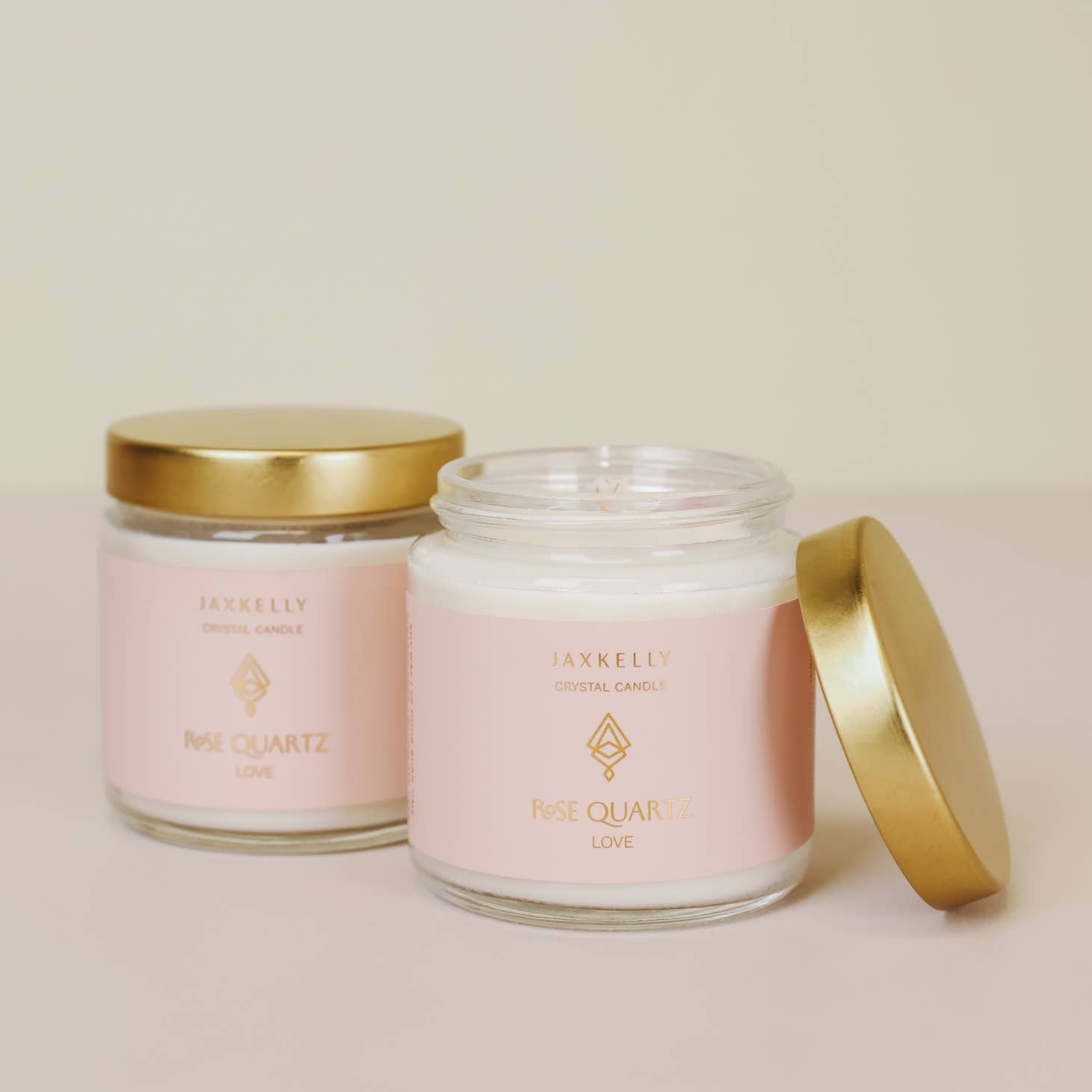 Rose Quartz Candle - Love