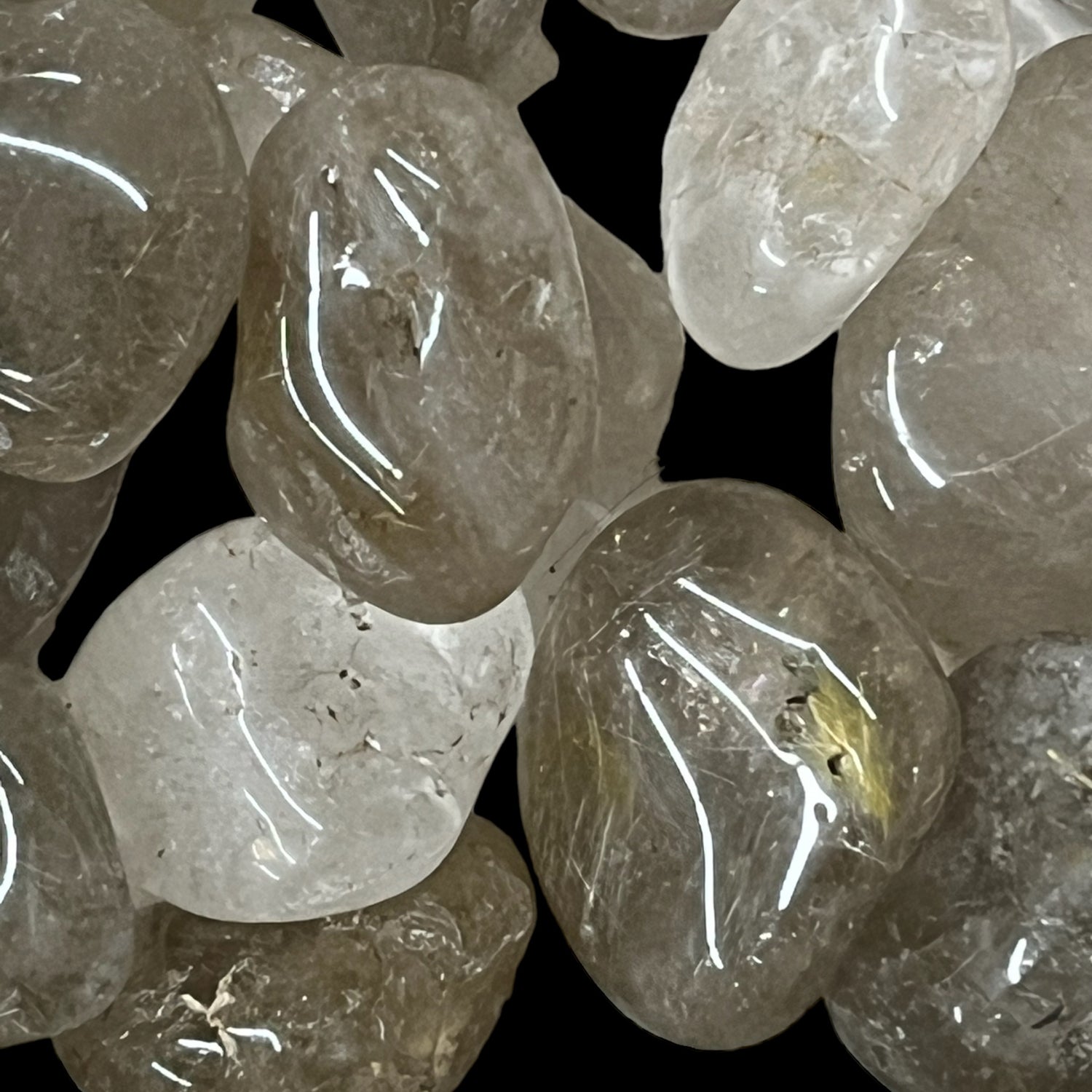 Tumbled Rutilated Quartz