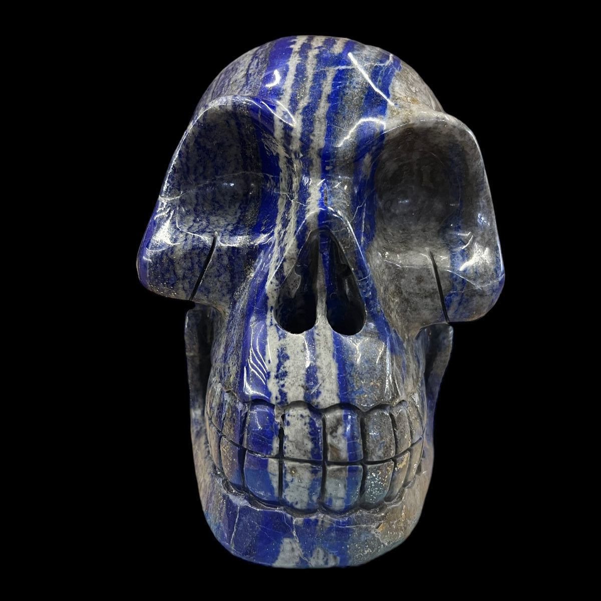 Lapis Skull 8 inch