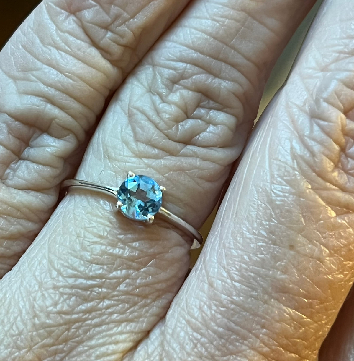 Blue Topaz Ring