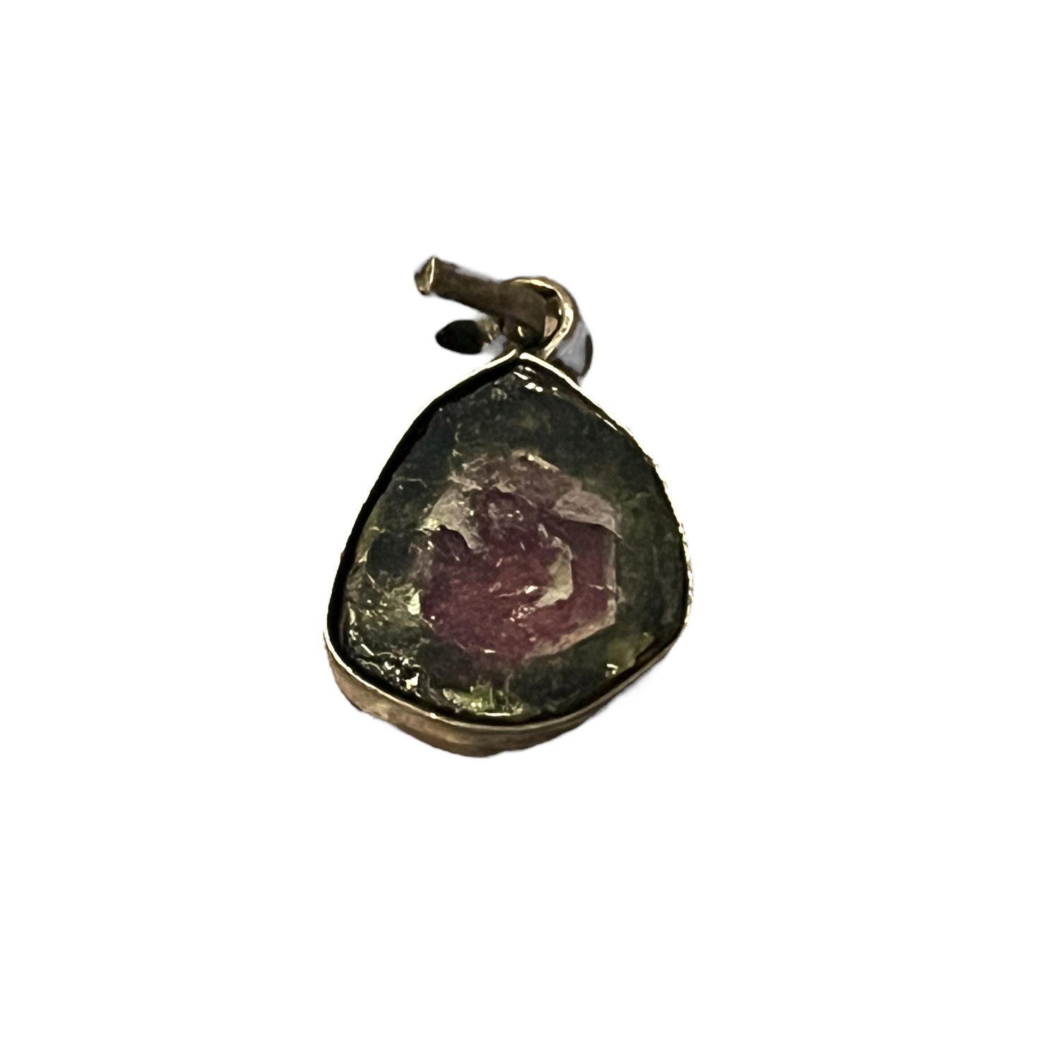 Polychrome Tourmaline Pendant