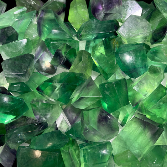 Free Cut  Aqua Fluorite