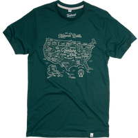 National Parks Map T-shirt