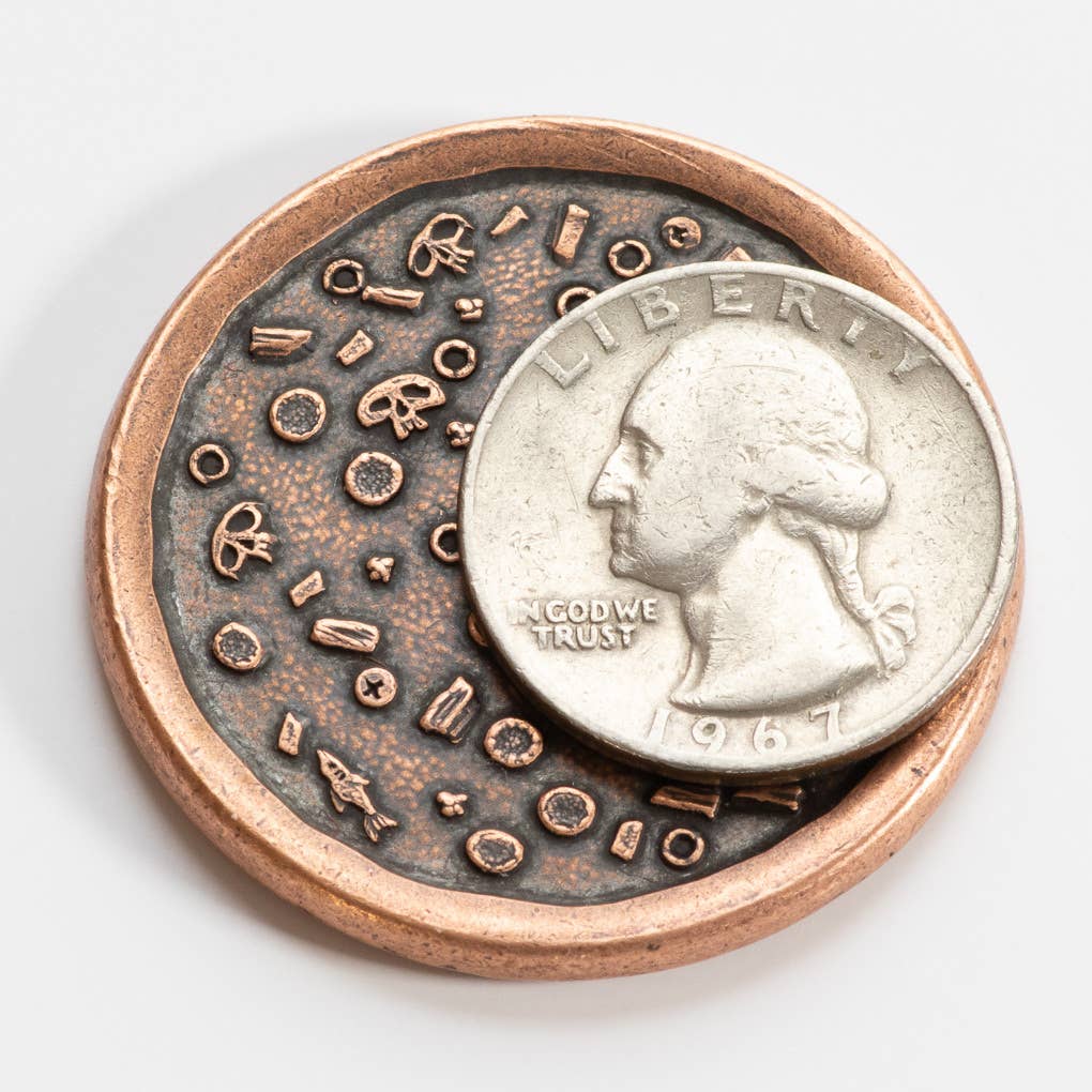 Supreme Pizza Copper Coin & Mini Pizza Box | Made in Arkansas