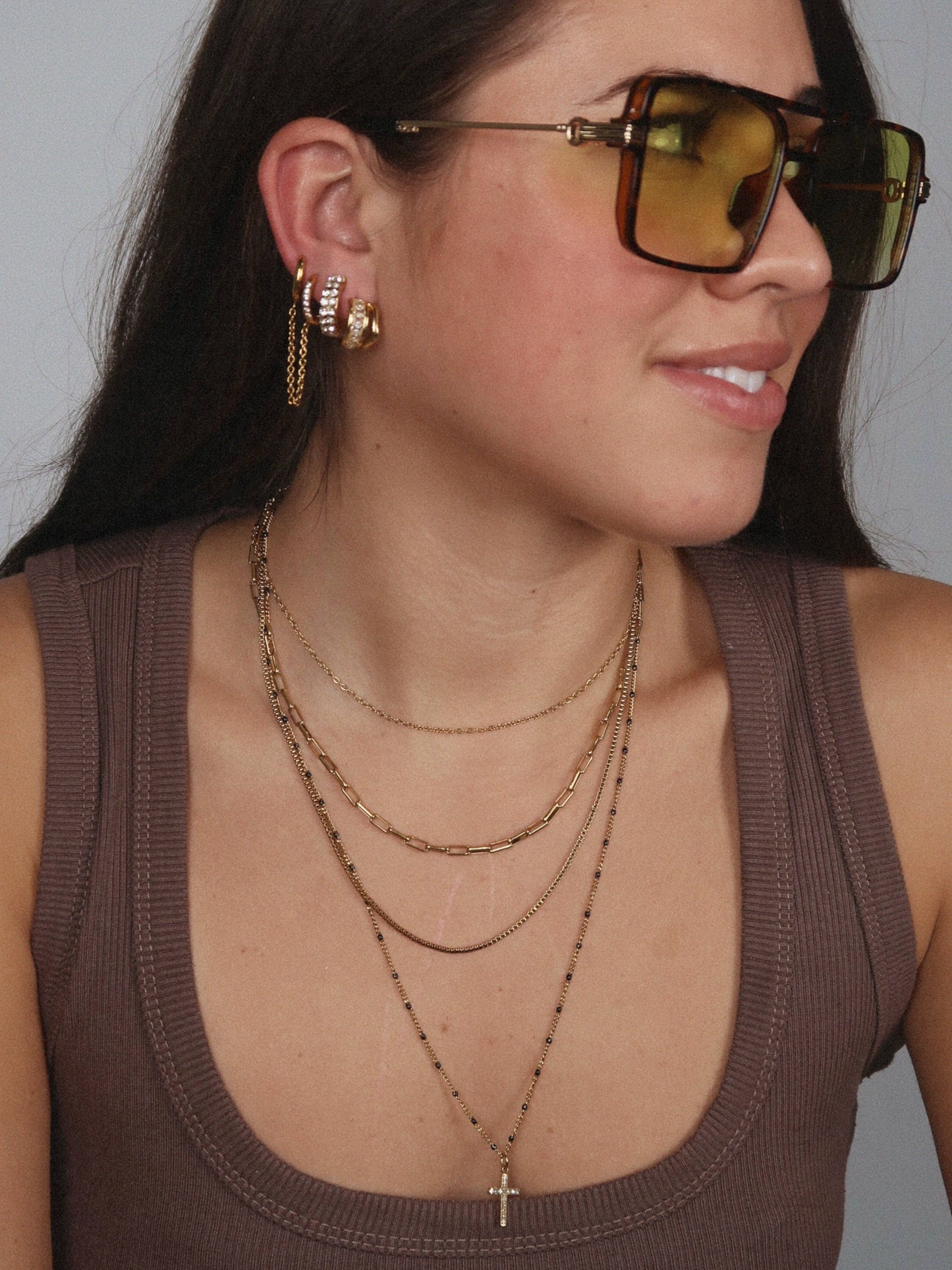 Pasadena Cross Necklace : Hypoallergenic, Water Resistant, & Made in Arkansas
