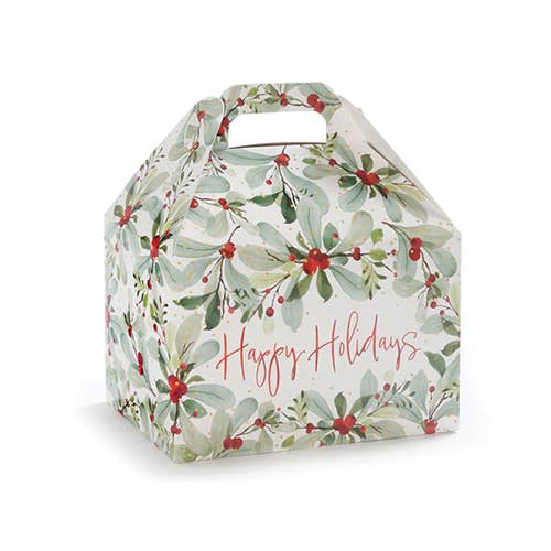 Christmas Print Gable Boxes