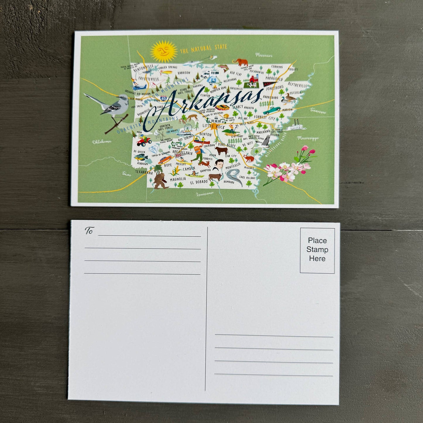 Arkansas 4" x 6" Postcard
