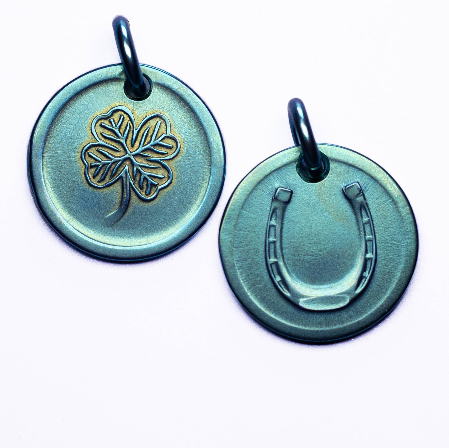 Lucky Green Niobium Charm / Made in Arkansas