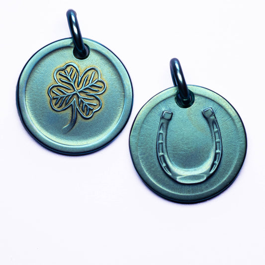 Lucky Green Niobium Charm / Made in Arkansas