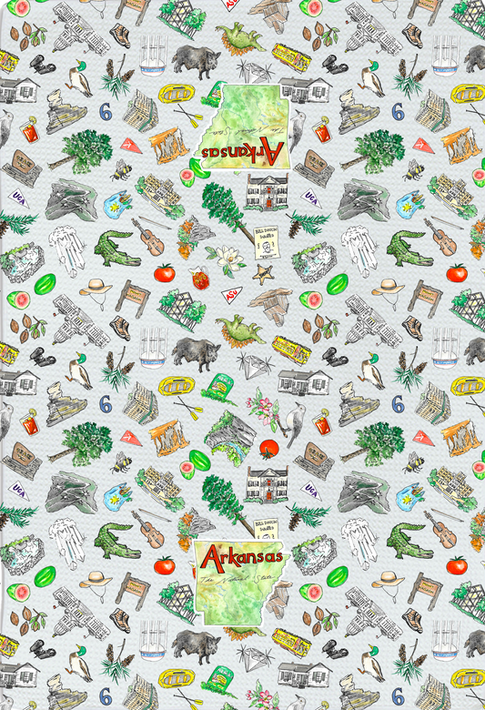 Arkansas tea towel