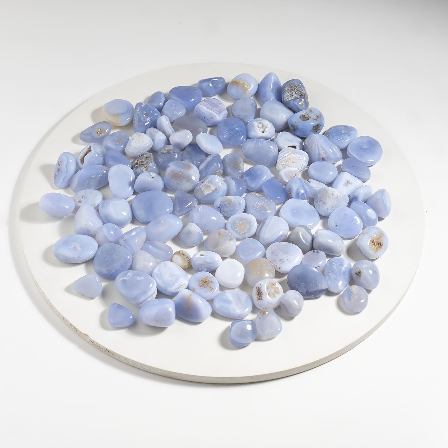 Blue Lace Agate Tumbled Stones Healing Stones 100G to 1KG
