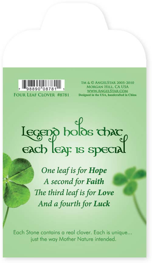 Four Leaf Clover Stone