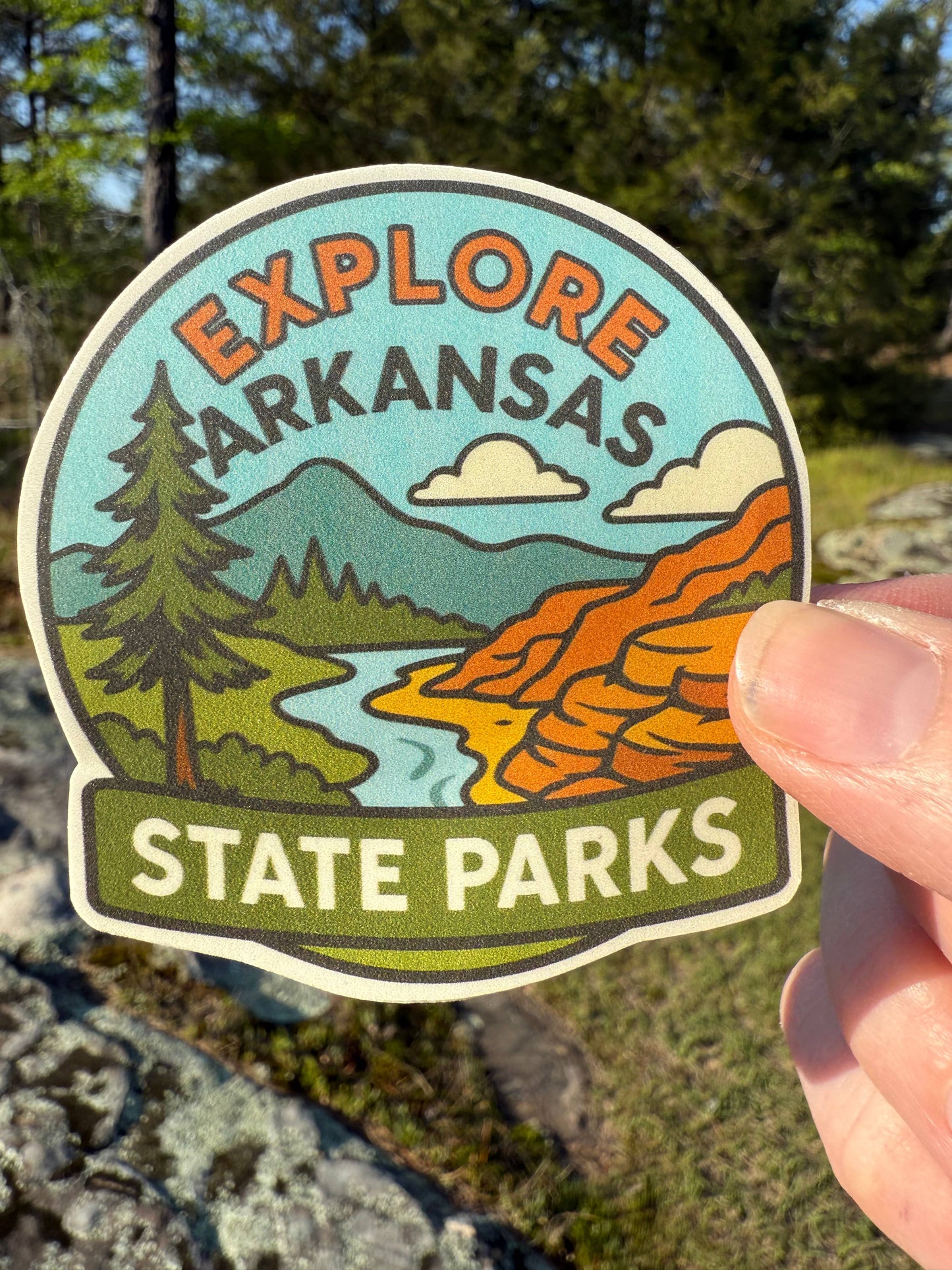 Arkansas State Parks 3" Vinyl Sticker