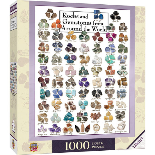 Rocks & Gemstones Around the World Puzzle | 1000 Pieces